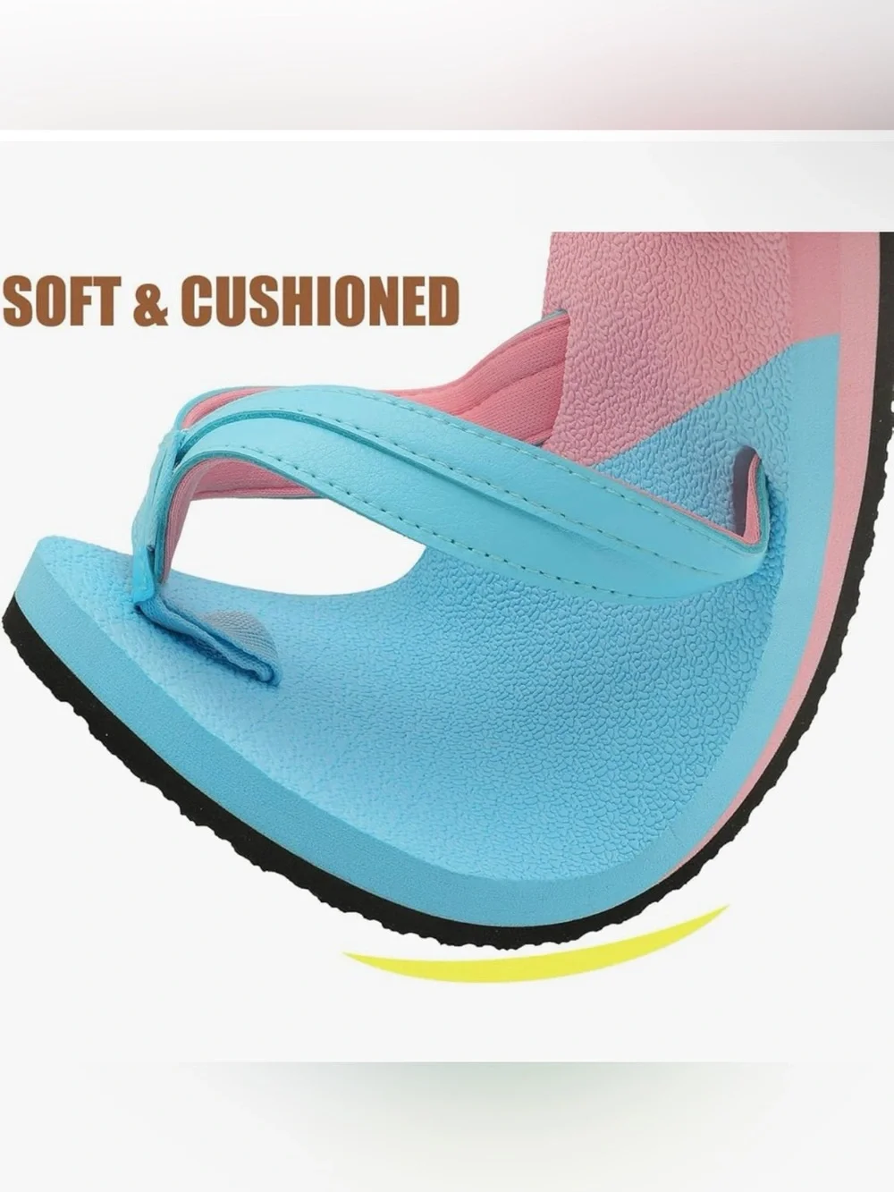 Flip Flops for Women with Arch Support Comfortable Cushion